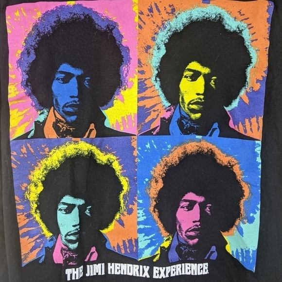 Authentic Hendrix Jimi Hendrix Experience Graphic Tee Size Small - Picture 3 of 5